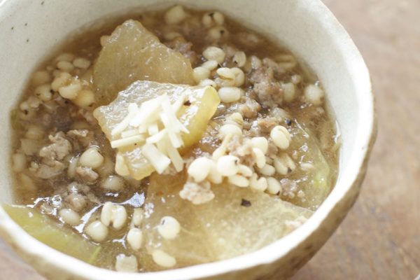 温めた冬瓜で体を冷やしすぎずに熱を取ってさっぱり【kumakoの美容薬膳】