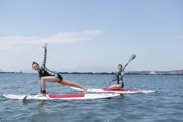 春から始めたいトレ女のおけいこごと〜 SUPで恋愛成就の神社の鳥居を目指す！〜