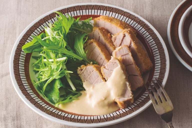 高たんぱく・低糖質・低カロリー「まぐろカツのわさびクリームソース」 MY LIFE RECIPE